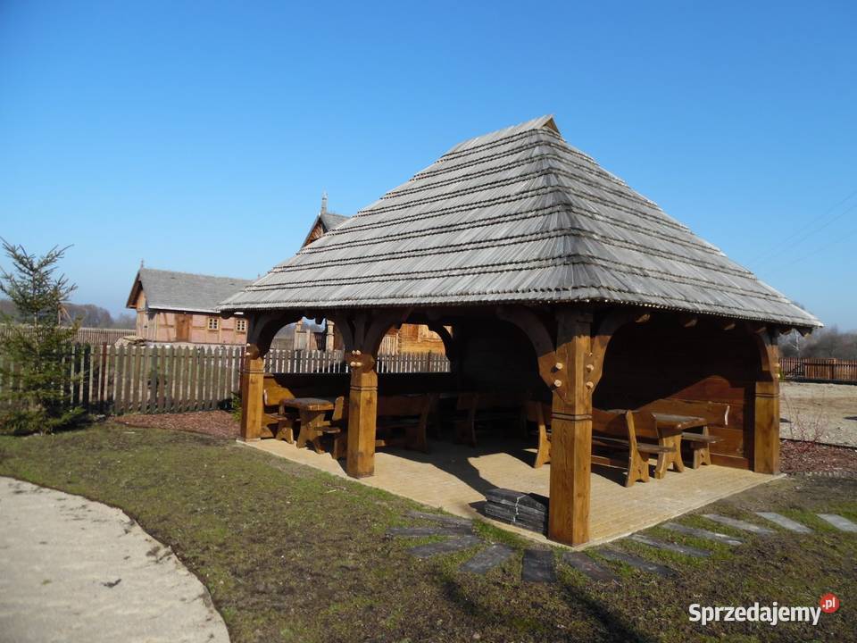 altana drewniana 4x6m garaż altanka Lublin