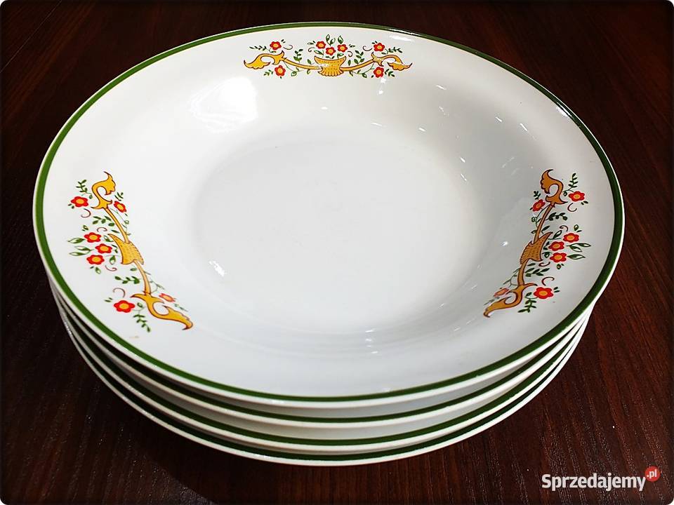 Talerz Talerze LUBIANA 235 Duże Głębokie 4 Żary