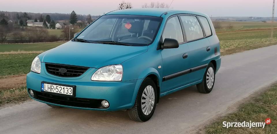 Kia Carens BezynaGaz 18 piekny niebieski kolor benzyna+LPG Zamość sprzedam