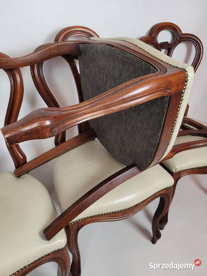 4 Krzesła w stylu Anne Queen Krzesła Białogard sprzedam