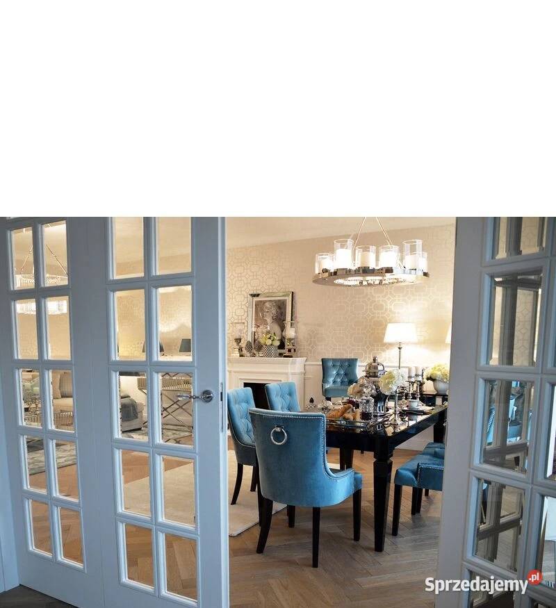 Stół glamour drewniany rozkładany lakierowany Warszawa