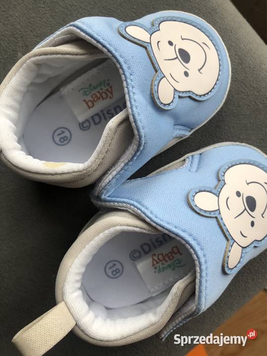 Buciki z Kubusiem Puchatkiem na rzep Kłodawa