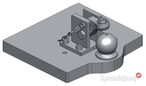 Płyta nośna zaczepu K80 305 mm 009609070A01 Kamionna