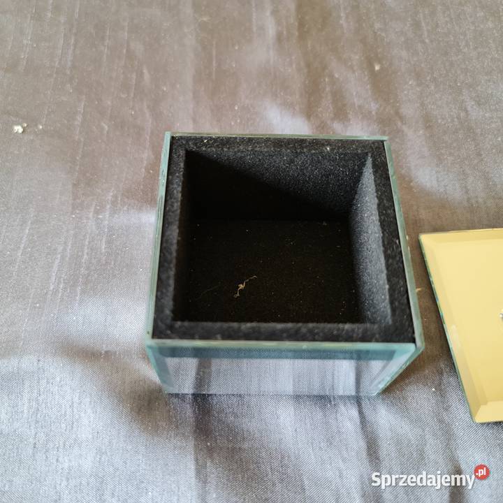 Szkatułka z kawałków lustra na biżuterię itp Antyki, Sztuka, Kolekcje Warszawa sprzedam