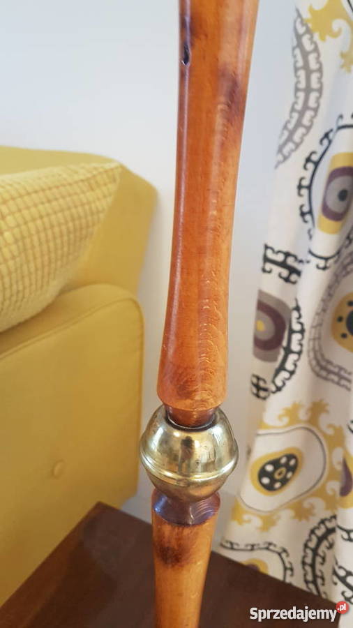 LAMPA STOJĄCA Z GAZETNIKIEM LATA 70 PRL TRÓJNÓG Szczecin sprzedam