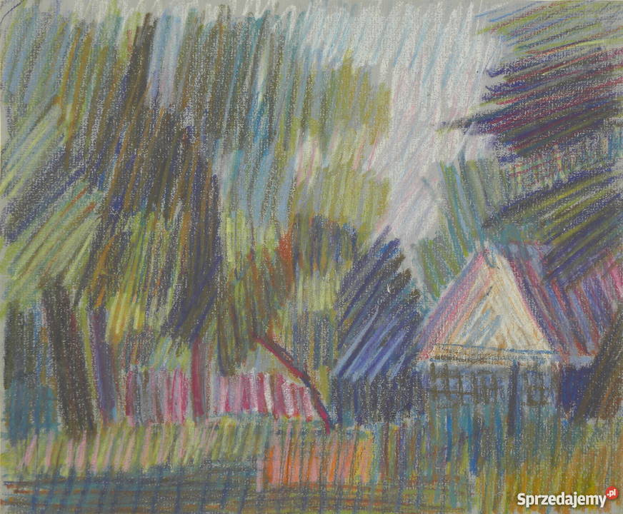 Dwór FChopina pastel aut Renata Bulicz Warszawa