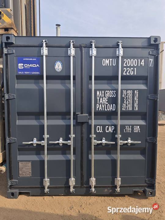Kontener magazynowy morski 2025r 20DV nowy 6 Grudziądz
