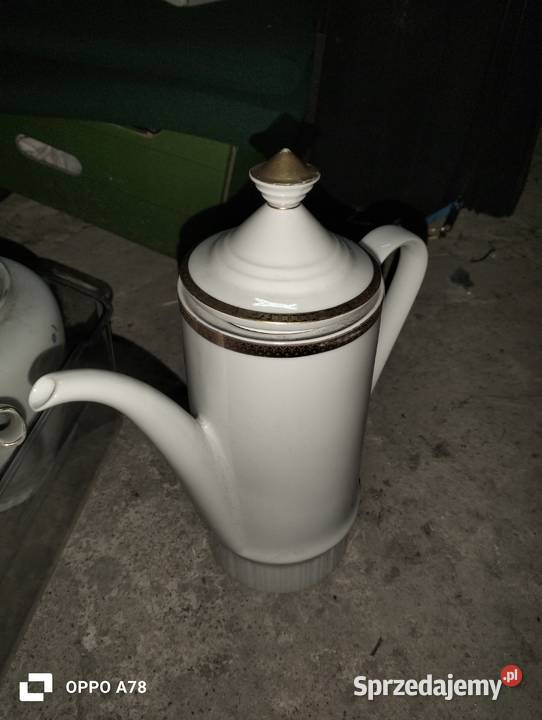 Dzbanek porcelanowy na kawę herbatę Lubin
