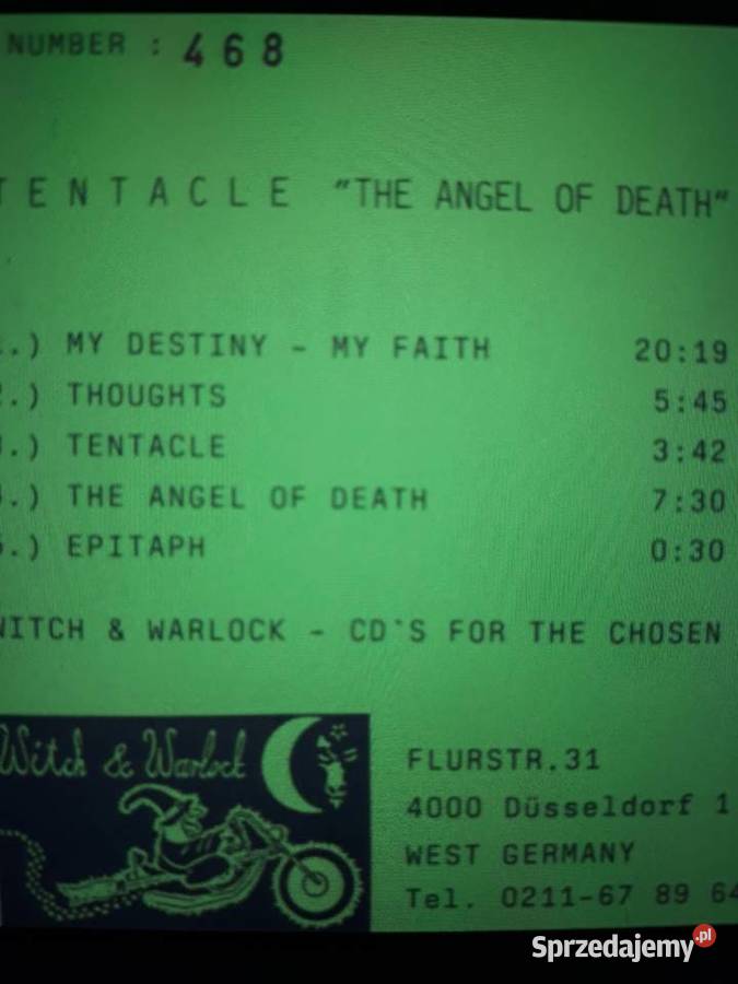 Wykopaliska hard psych Rocka TENTACLES Angel of