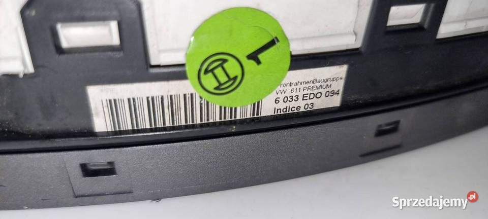 LICZNIK ZEGAR VOLKSWAGEN PHAETON 3D0920881E kujawsko-pomorskie Lipno