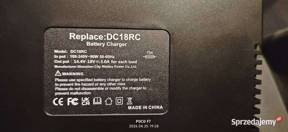 Zamienna Ładowarka do Baterii Makita Elektronika Sosnowiec