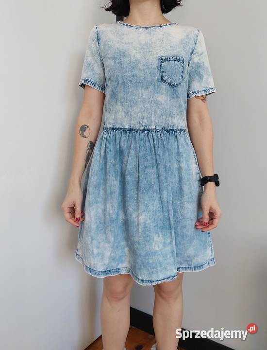sukienka jeansowa z kieszonką Denim Co S 36 wielkopolskie Poznań sprzedam