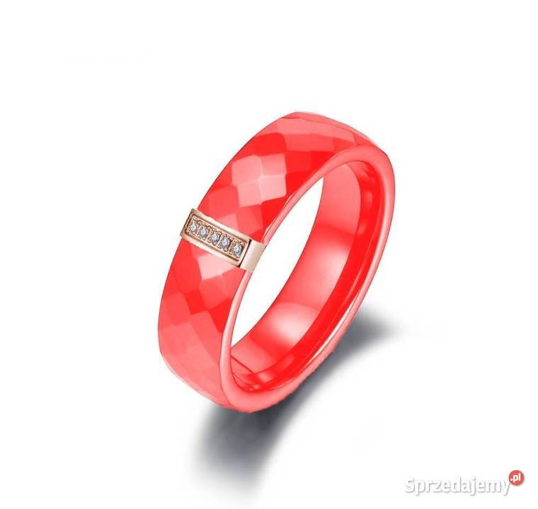 Pierścionki ceramiczne Stainless Steel pozłacane pozłacane Pierścionki sprzedam