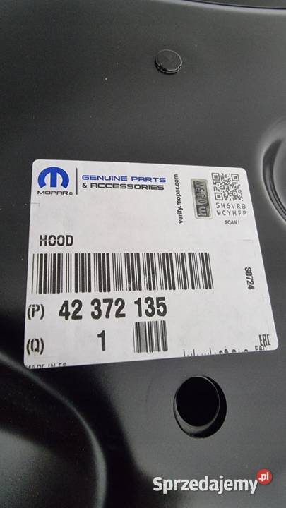 OPEL MOKKA MASKA PRZÓD PRZEDNIA ORYGINAŁ NOWA osobowe