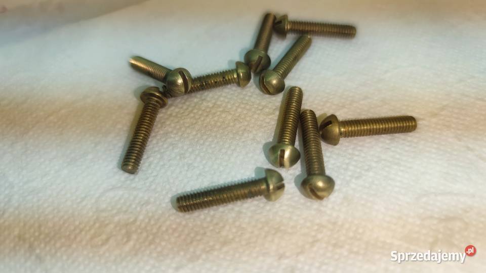 śruba mosiądz wkręt M4 X20mm 10 Pruszków
