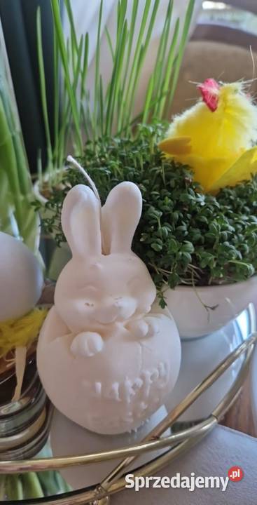 Świeca Sojowa Króliczek Wielkanocny aromaty Radlin sprzedam
