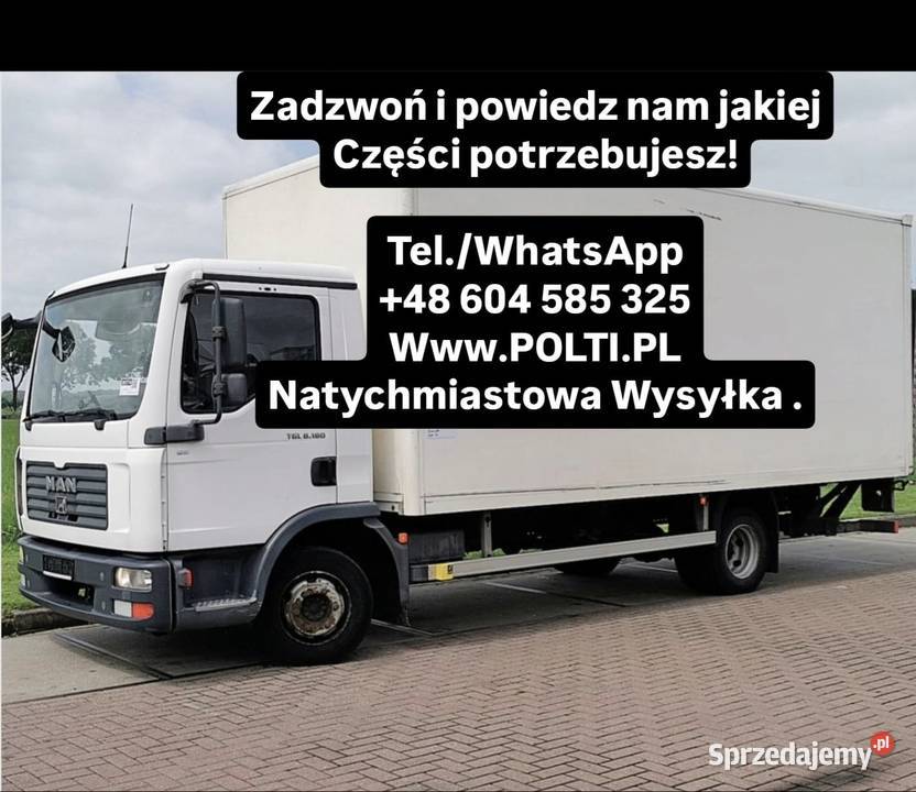 Man Tgl 8180 12210 Wszystkie części odbiór 7 dni Rzędowice