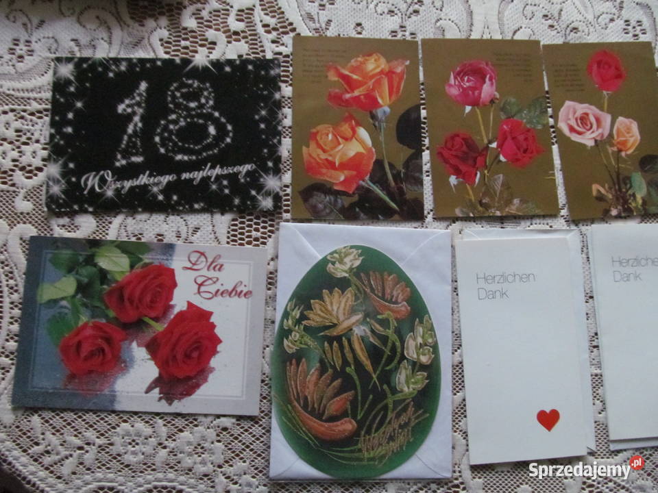 Kartki okolicznościowe zestaw 22