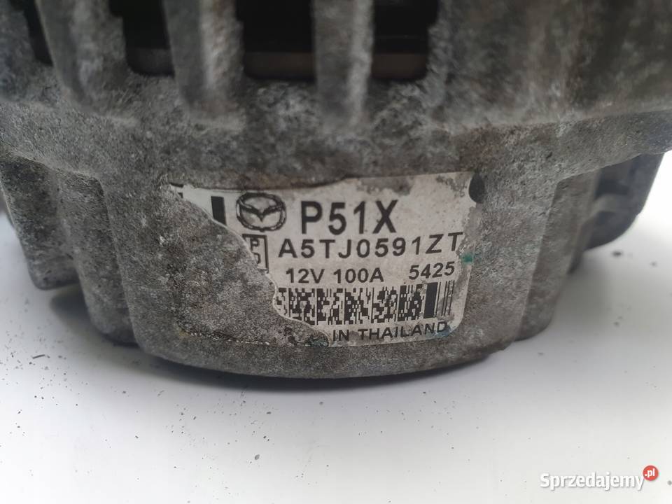 ALTERNATOR Mazda 2 III 15 SkyActiveG A5TJ0591ZT Rudka