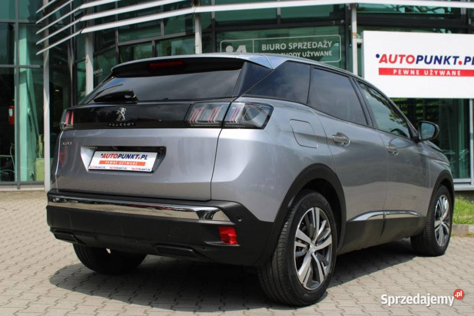 Peugeot 3008 2021r Allure 8AT SALON ASO 1WŁ automatyczna Motoryzacja