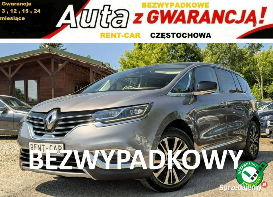 Renault Espace 16dCi160OPŁACONYBezwypadkowy tempomat Espace Częstochowa