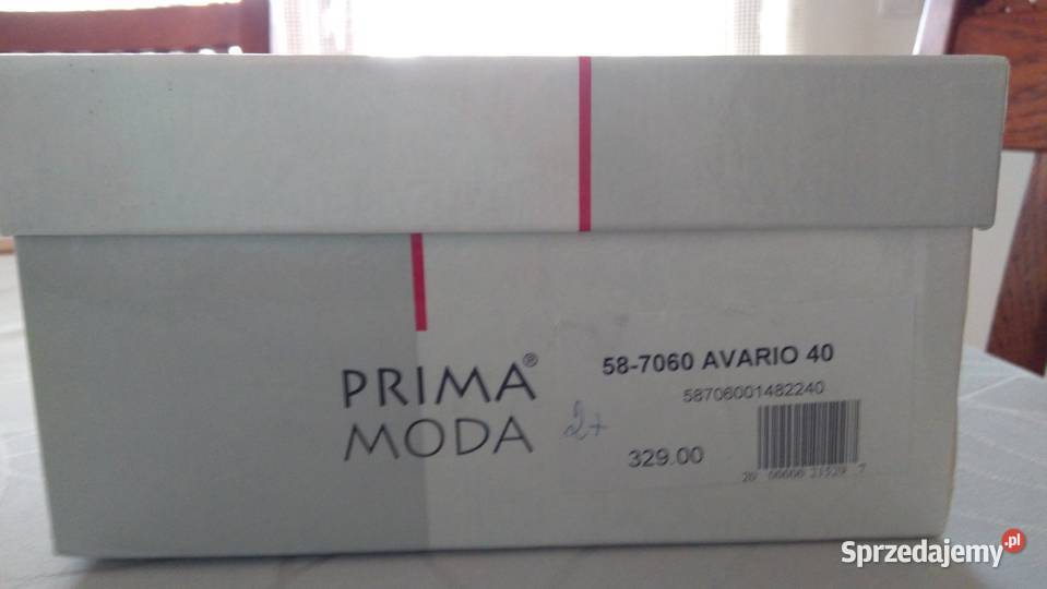 BUTY DAMSKIE SKÓRZANE PRIMA MODA 40 Czółenka Warszawa