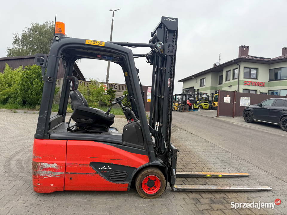 wózek widłowy elektryczny LINDE E1602 przesuw Działoszyn