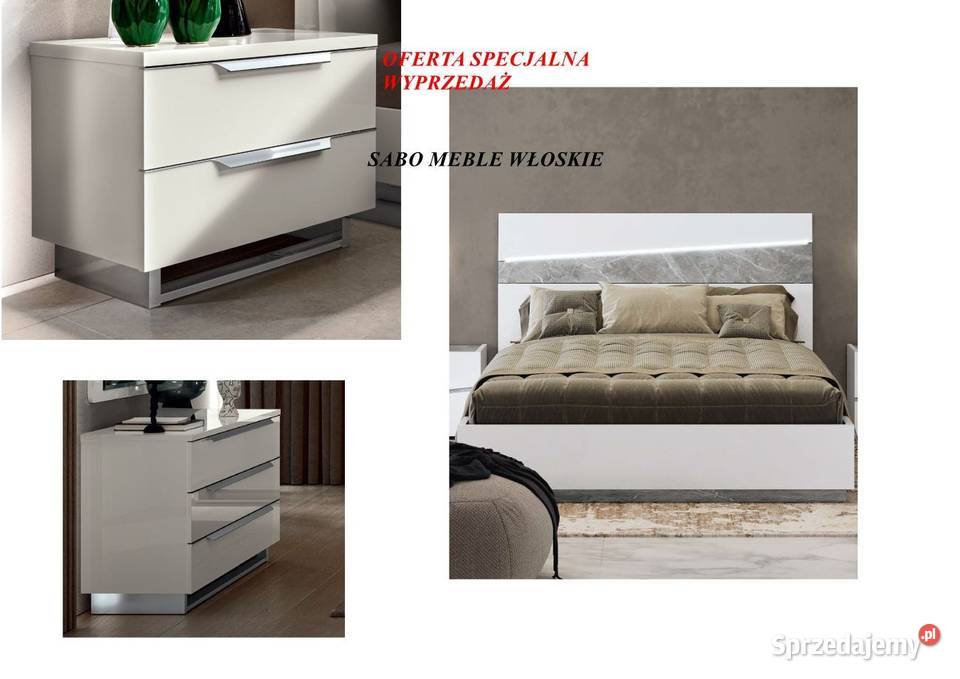 Zestaw do sypialni Elba 167Chimera biały Przemyśl