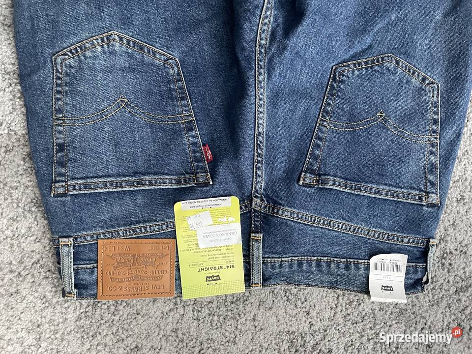 Spodnie Levis 514 streight rozmiar 31x32 nowe Levi's Terespol