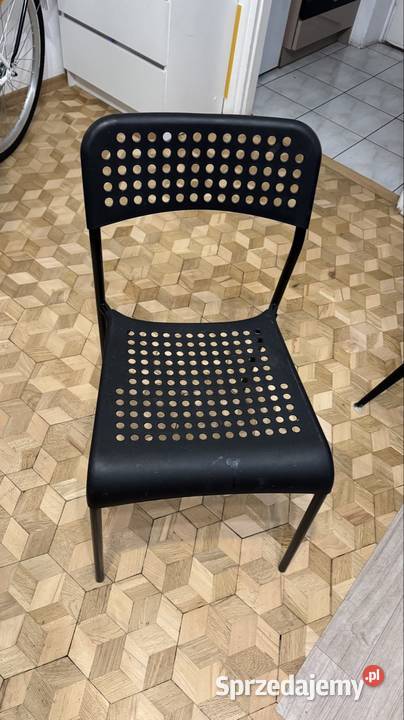 Krzesło czarne Ikea odbiór Lublin centrum lipowa