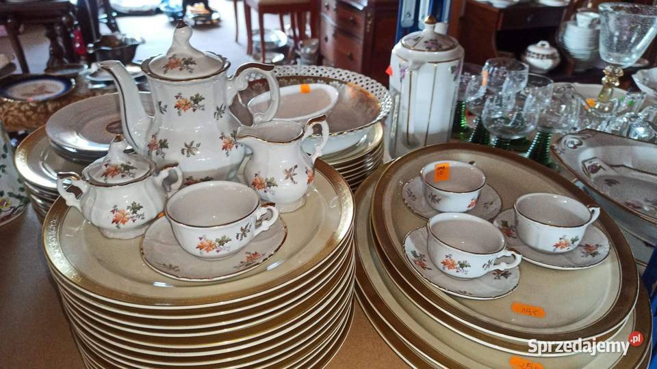 Serwis Miniaturka w jesienne kwiatuszki M Gdańsk