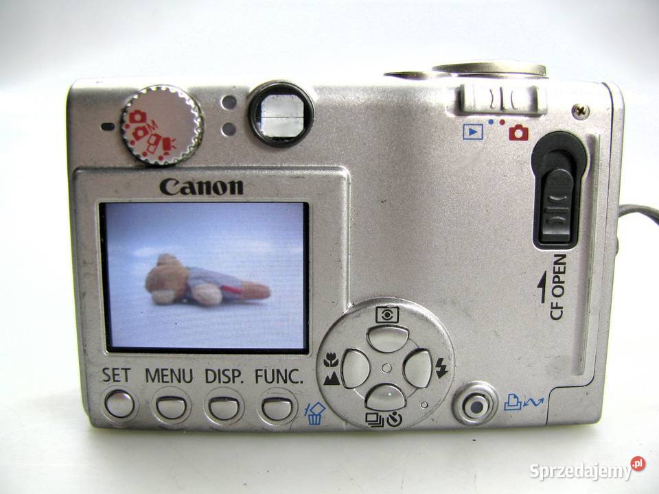 CANON IXUS 430 4MPIX APARAT CYFROWY DIGITAL Aparaty Elektronika Brody