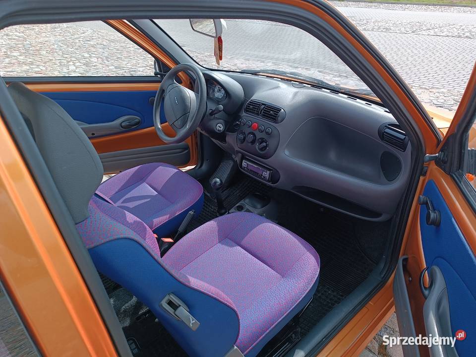 Fiat Seicento Young 1999 na alusach nowy Mocny Rok produkcji 1999