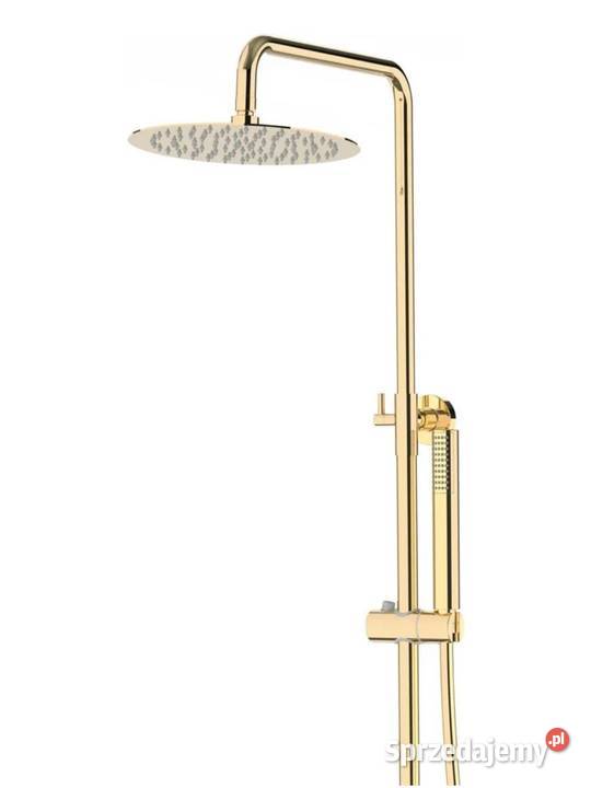 Corsan Kolumna prysznicowa LUGO złota z baterią sprzedam