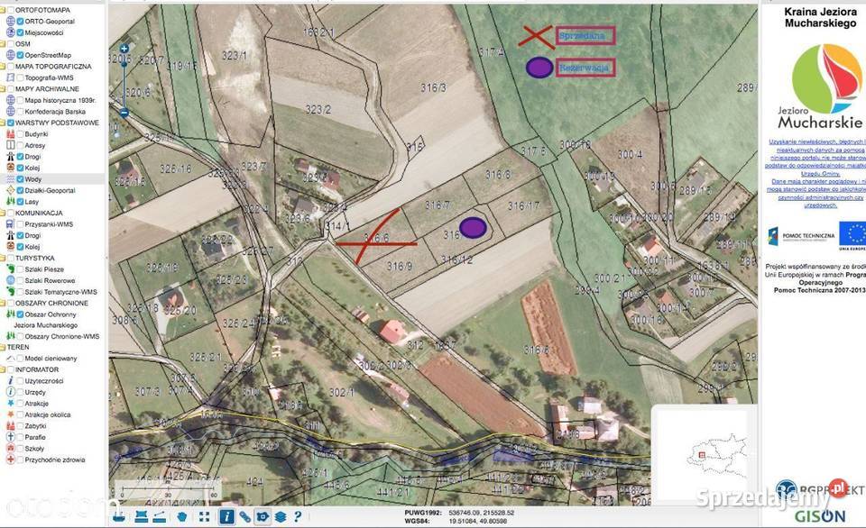 Piękne działki J Mucharskim Jaszczurowa