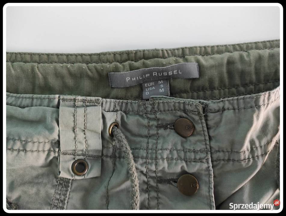Spodenki szorty Philip Russel 38 M khaki Płock sprzedam