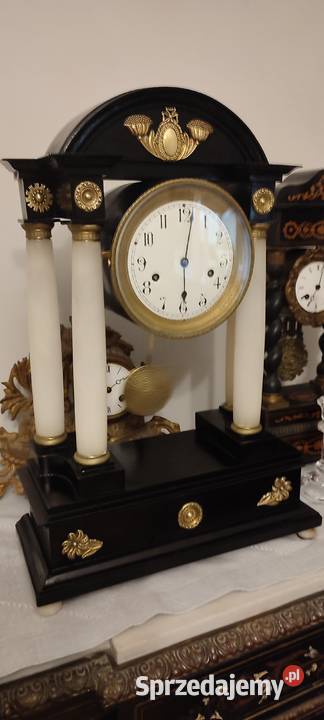 Zegar biedermeier XlX wiek pomorskie