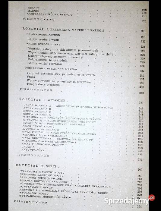 Zarys fizjologii zwierząt Zygmunt Ewy lubelskie Chełm