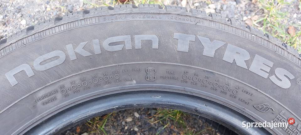 4 opony z 2021 roku 758mm zimowe 1956515 Nokian 65 Samochodowe Skarżysko-Kamienna sprzedam