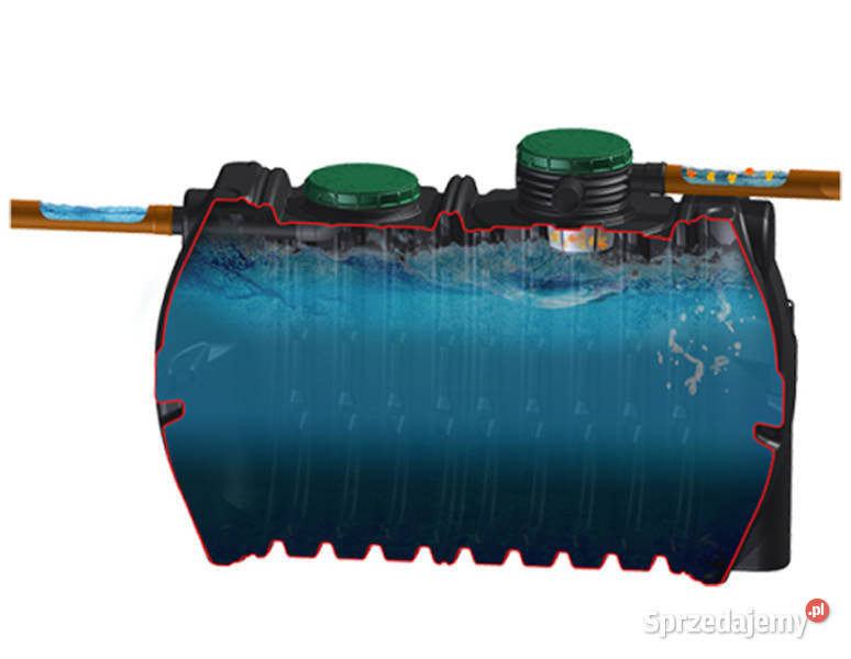 ZBIORNIK NA WODĘ DESZCZOWĄ 4000L AB z filtrem Dzierżoniów