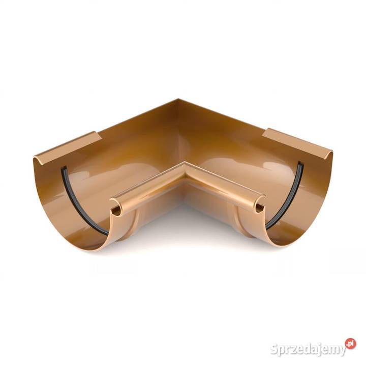 Bryza PVC Narożnik wewnętrzny 125 mm miedziany