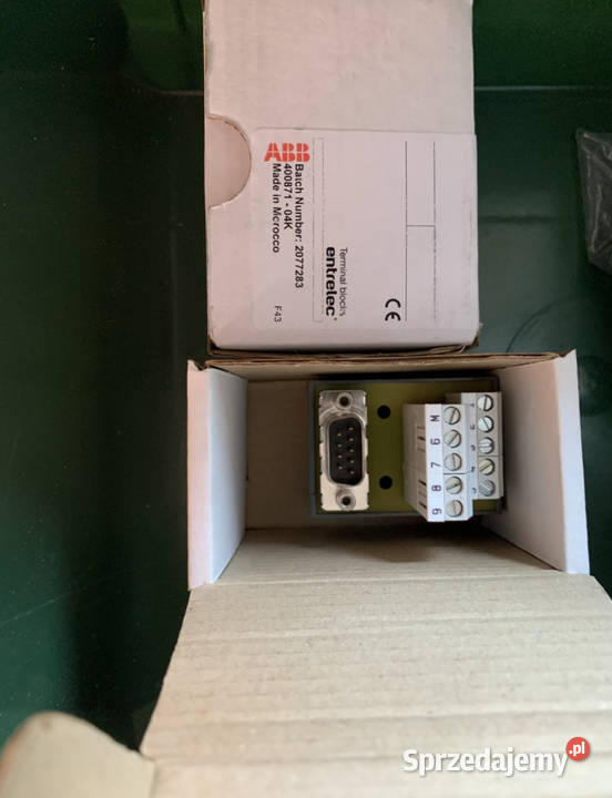 ABB 9 Pole Dsub Connector Female Interface Warszawa