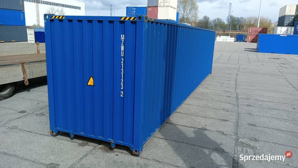 Kontener morski 40 HC High Cube IICL sprzedam Pozostałe mazowieckie Płock