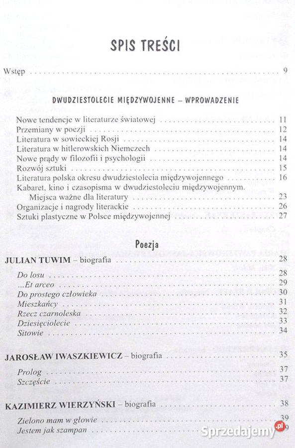 opracowanei 20lecie język polski liceum Rok wydania 1998