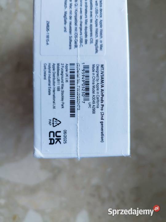 Słuchawki bezprzewodowe AirPods Pro 2 generacja