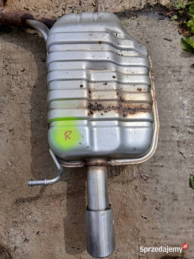 Tłumik końcowy prawy audi A4 B6 18T V6 Rury wydechowe Szczerbice