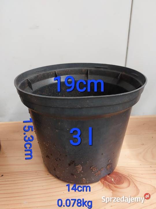 Doniczki produkcyjne szkółkarskie używane wielkopolskie Sompolno