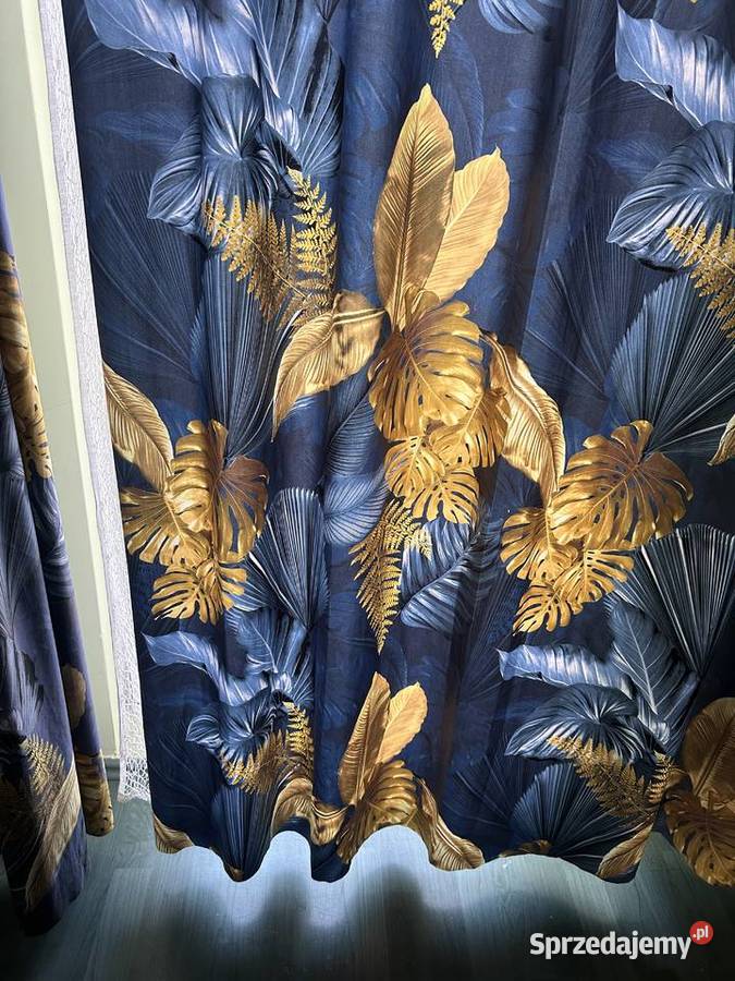 Tkanina na zasłony monstera Firany Witex 160x220 łódzkie