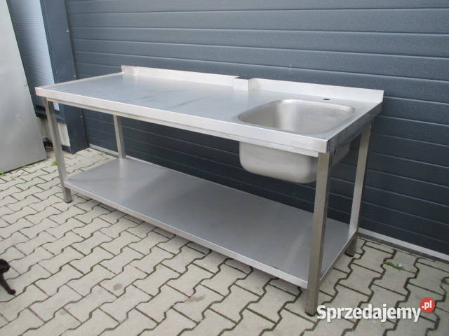 Zlew Gastronomiczny Z Półką Stół Komora Prawej
