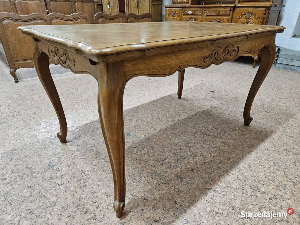 Ładny rozkładany stół ludwikowski Francja Nowy Sącz